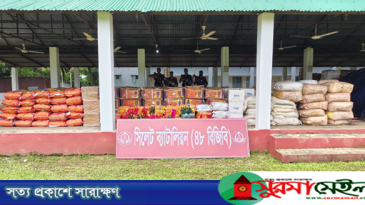 সিলেট সীমান্তে সোয়া ২ কোটি টাকার চোরাই পণ্য জব্দ