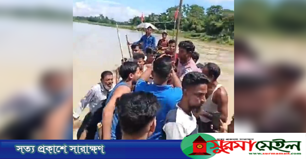 সুরমা নদী থেকে বালু উত্তোলনে বাধাঁ, ফেইসবুকে হুমকিসহ রটানো হচ্ছে গুজব