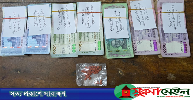বসত ঘরে মিললো ইয়াবা ও মাদক বিক্রির ৩ লক্ষাধিক টাকা