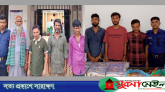 কানাইঘাটে চোরাকারবারীসহ গ্রেফতার ৭