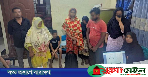 ভারতে অনুপ্রবেশের সময় সিলেটে নারী-শিশুসহ ৮ বাংলাদেশি আটক