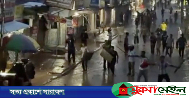 বাহুবলে টর্চলাইট জ্বালিয়ে দুই গ্রামবাসীর সংঘর্ষে আহত অর্ধশতাধিক