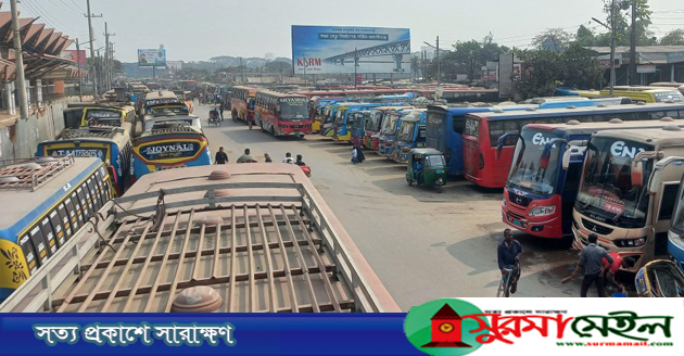 সিলেট-ঢাকা রুটে বাসের ভাড়া যত বাড়লো