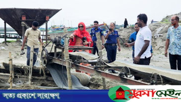 জাফলংয়ে ১০ ড্রেজার, ৬ এক্সকেভেটরসহ বিপুল সরঞ্জাম ধ্বংস