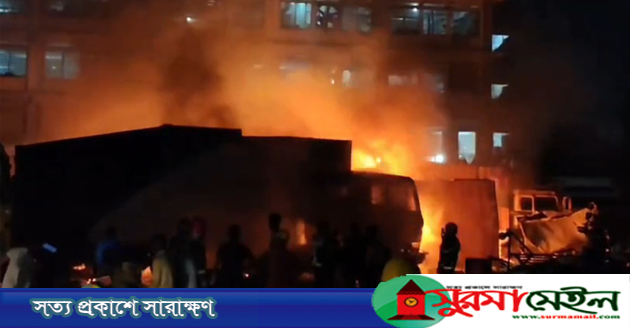 আশুলিয়ায় ৮ কাভার্ড ভ্যানে বিস্ফোরণে নিহত ৭, আহত ২৬