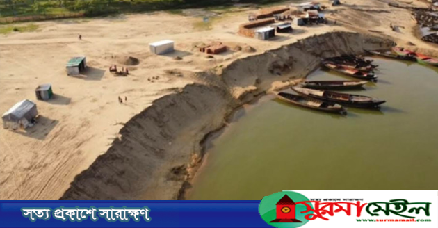 সুনামগঞ্জের যাদুকাটা নদীতে বালু উত্তোলন বন্ধ ঘোষণা