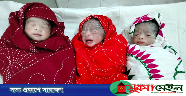 সিলেটে একসাথে তিন সন্তানের জন্ম দিলেন ডলি বেগম