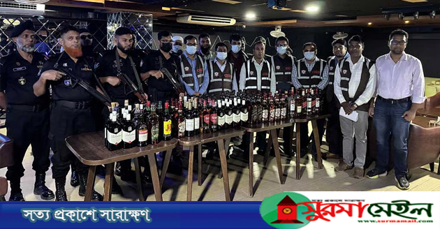 সালমান মুক্তাদিরের শ্বশুরের ফু-ওয়াংসহ ৪ বারে অভিযান, অবৈধ মদ জব্দ