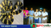 শ্রীমঙ্গলে লোকালয়ে অজগর ও বিপন্ন শঙ্খিনী সাপ উদ্ধার