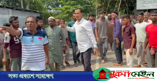 তাহিরপুরে ফের সংঘর্ষের আশঙ্কা, লাঠি হাতে মাঠে নামলেন এমপি
